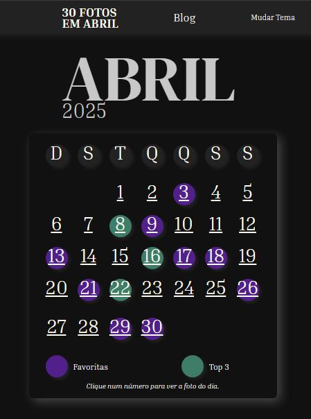 A Photo A Day (In April) (screenshot)