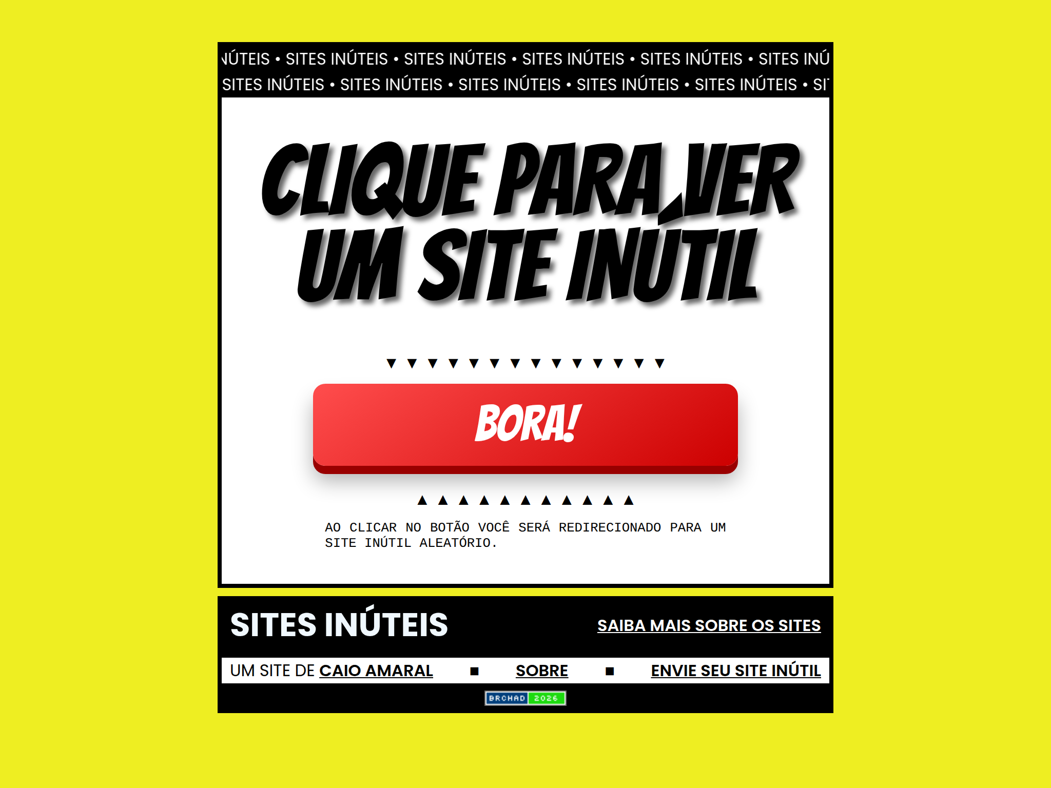 SitesInuteis.com (screenshot)