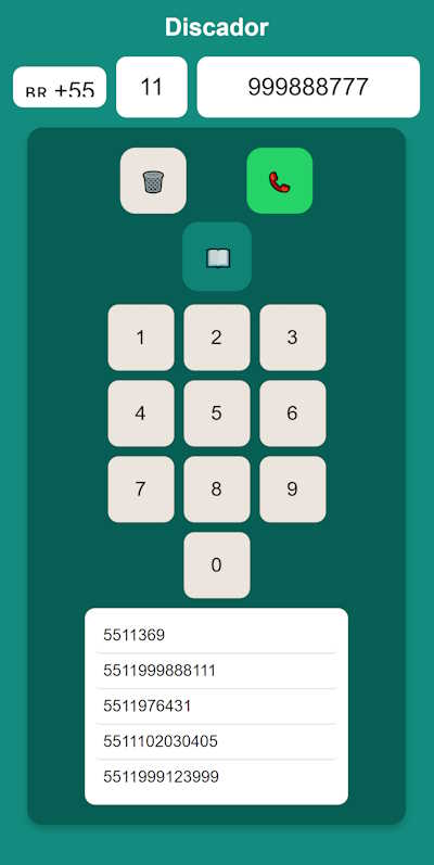 Zap Dial (screenshot)